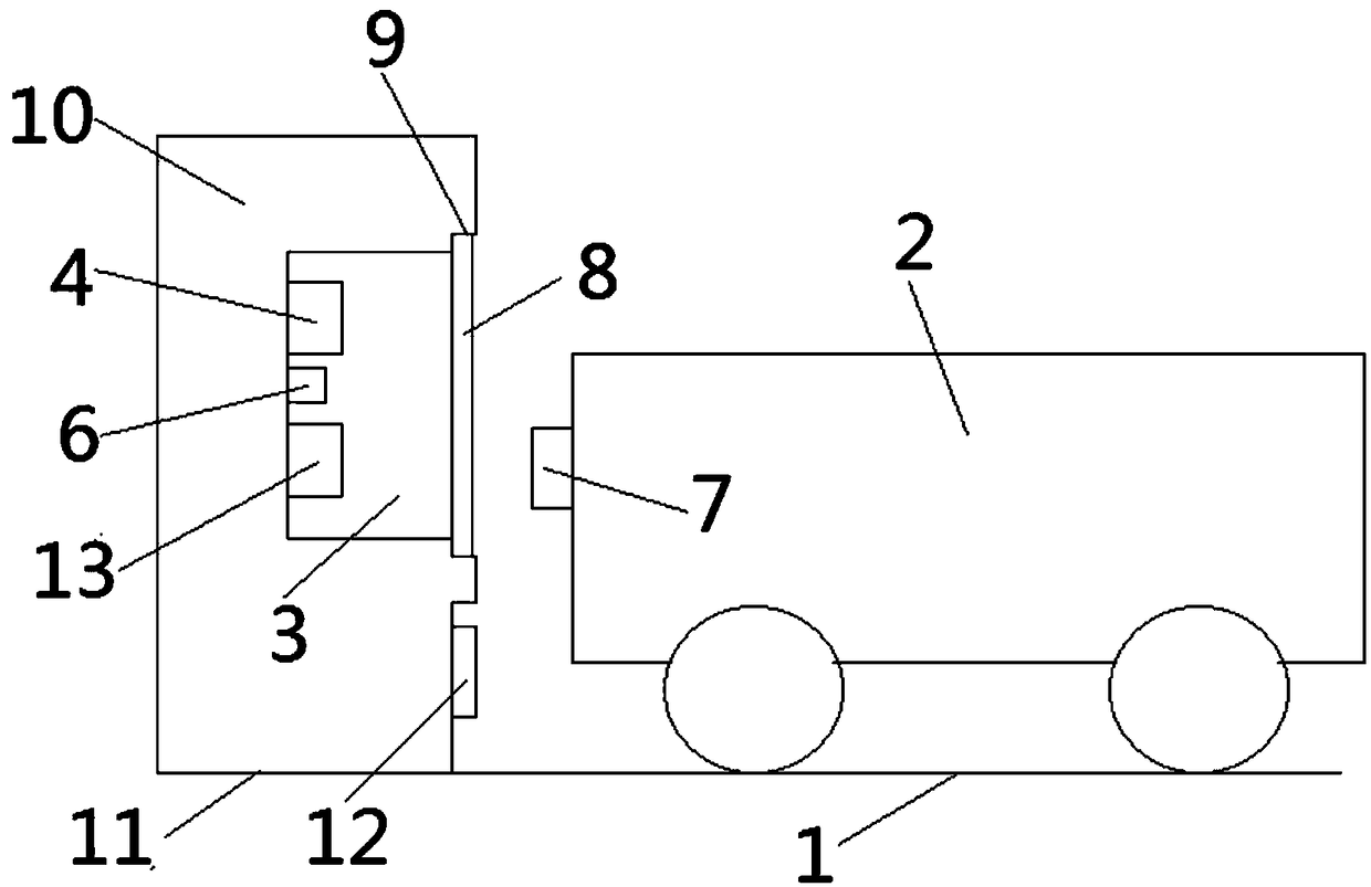 Electric automobile parking space management system