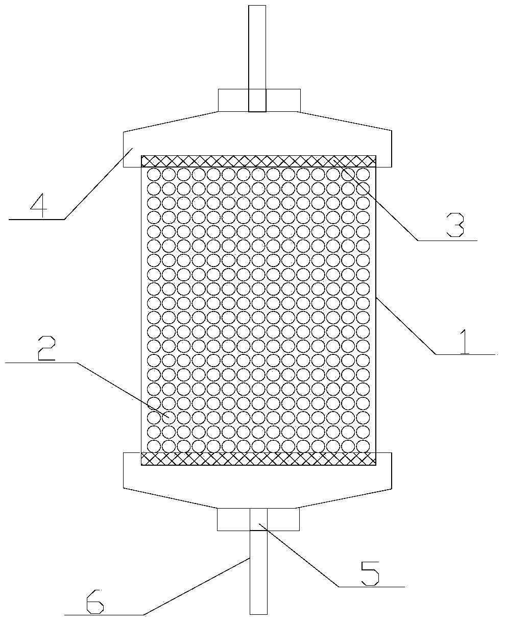 Aids virus specific plasma adsorption column and application method thereof