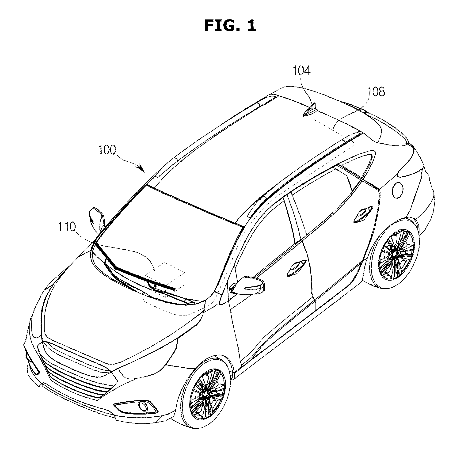 Antenna, circular polarized patch antenna, and vehicle having the same