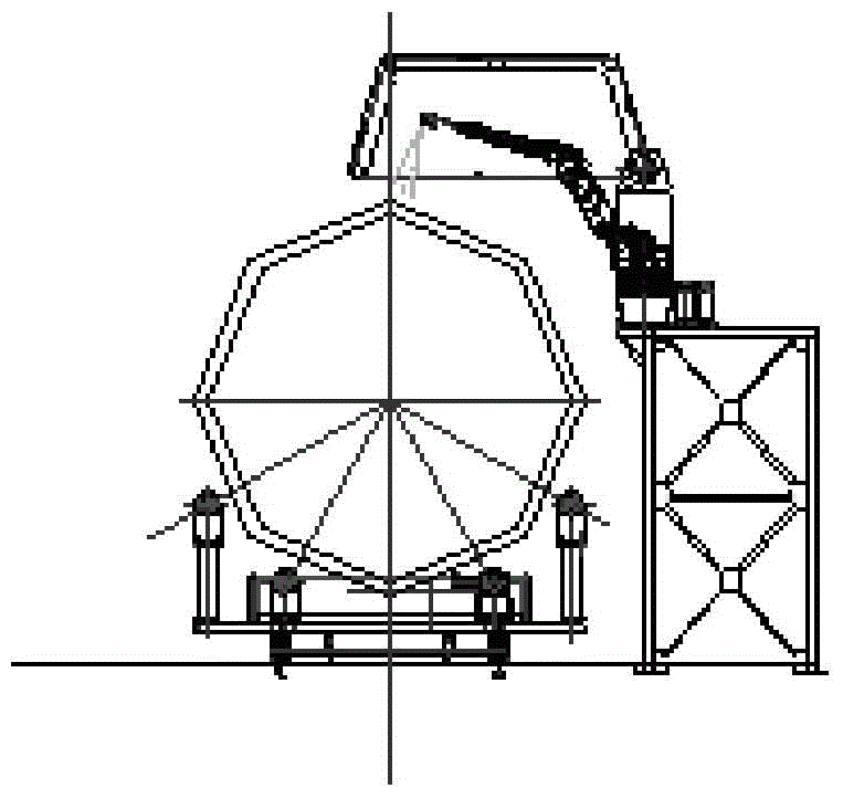 Splashing shielding device for spraying