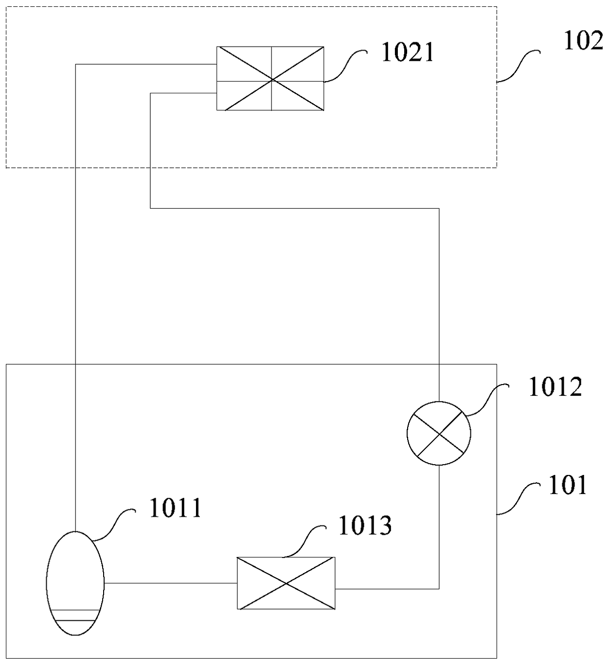 Indoor unit, air conditioning system and control method