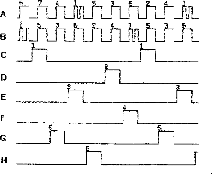 Control method of electrically controlled multi-point sequential injection system of natural gas engine