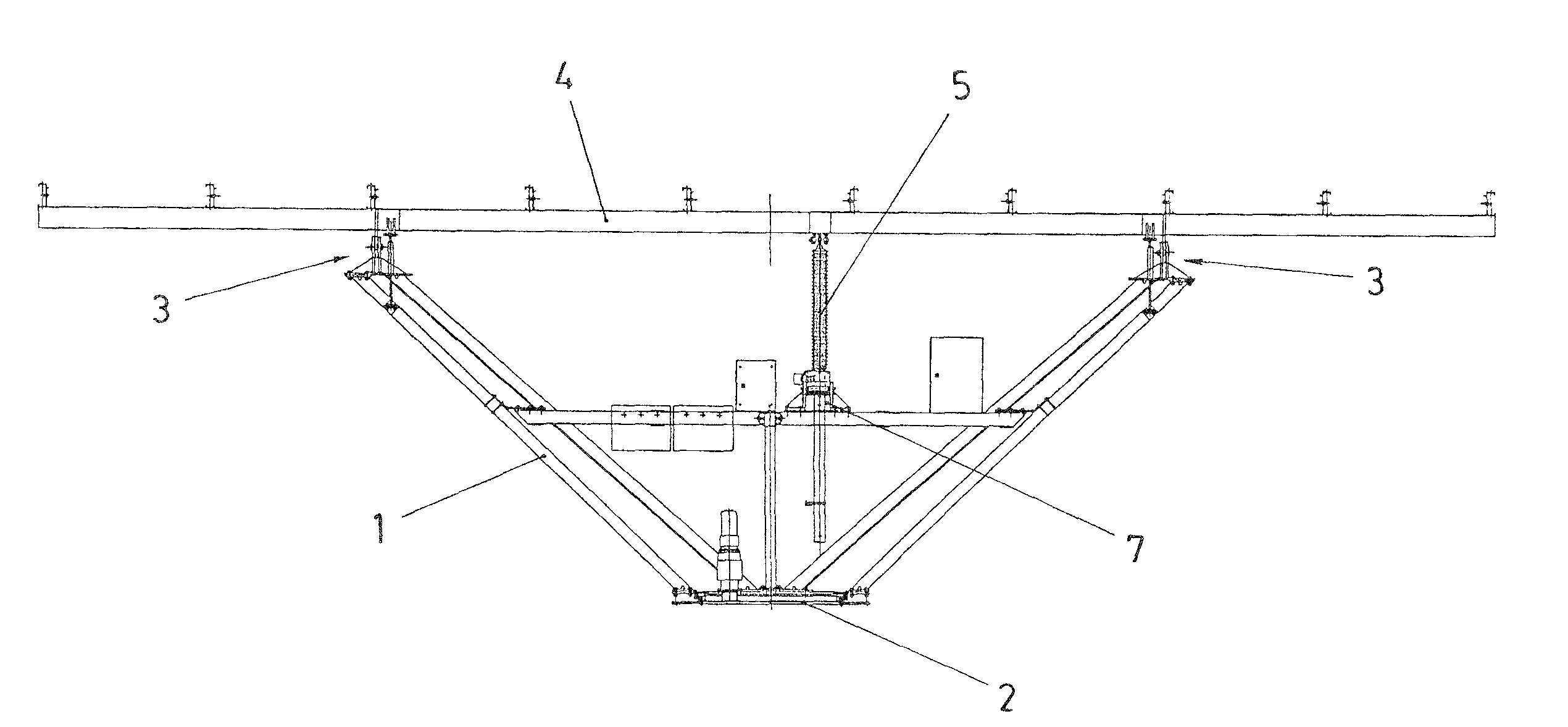 Support of a solar tracker