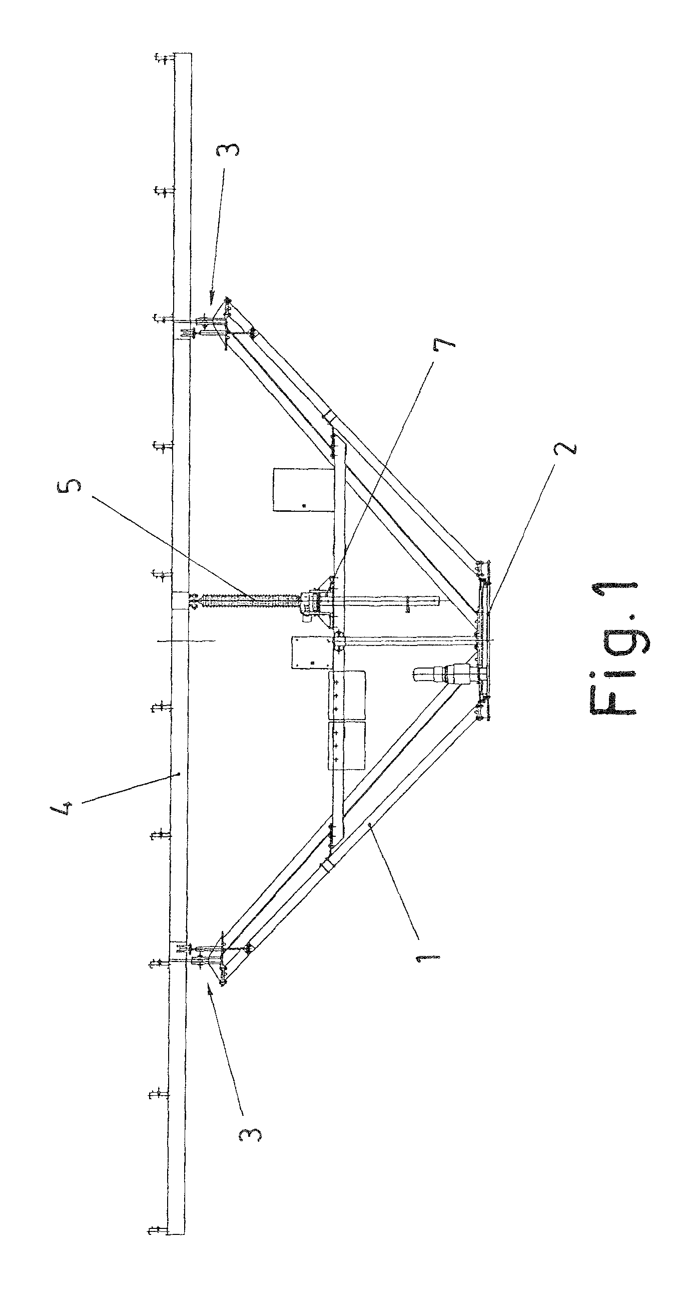 Support of a solar tracker