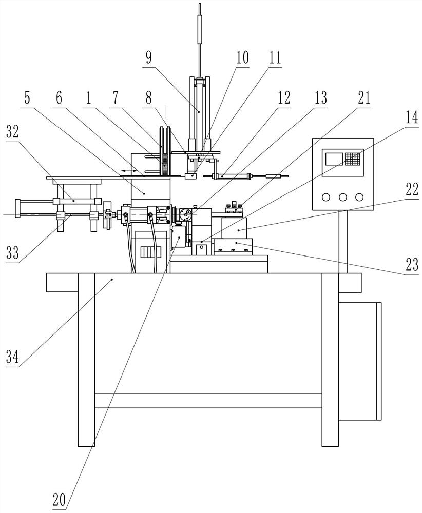 Device for processing carbon rod electrode