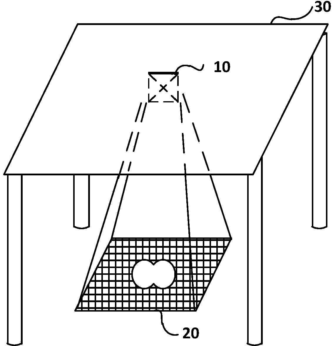 Plane area measuring method based on digital image analysis