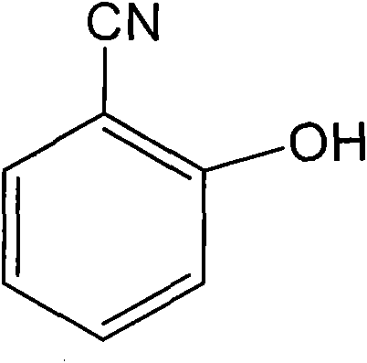 Method for preparing 2-hydroxybenzonitrile from ammonium salicylate as raw material