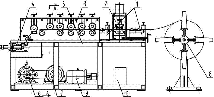 Dual-roller full-automatic hydraulic rolling machine