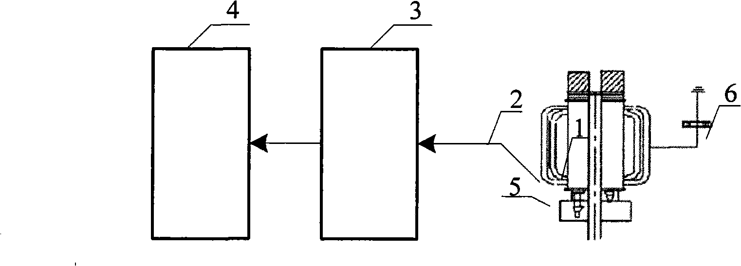 Method for detecting electric network fault transient travelling wave signal