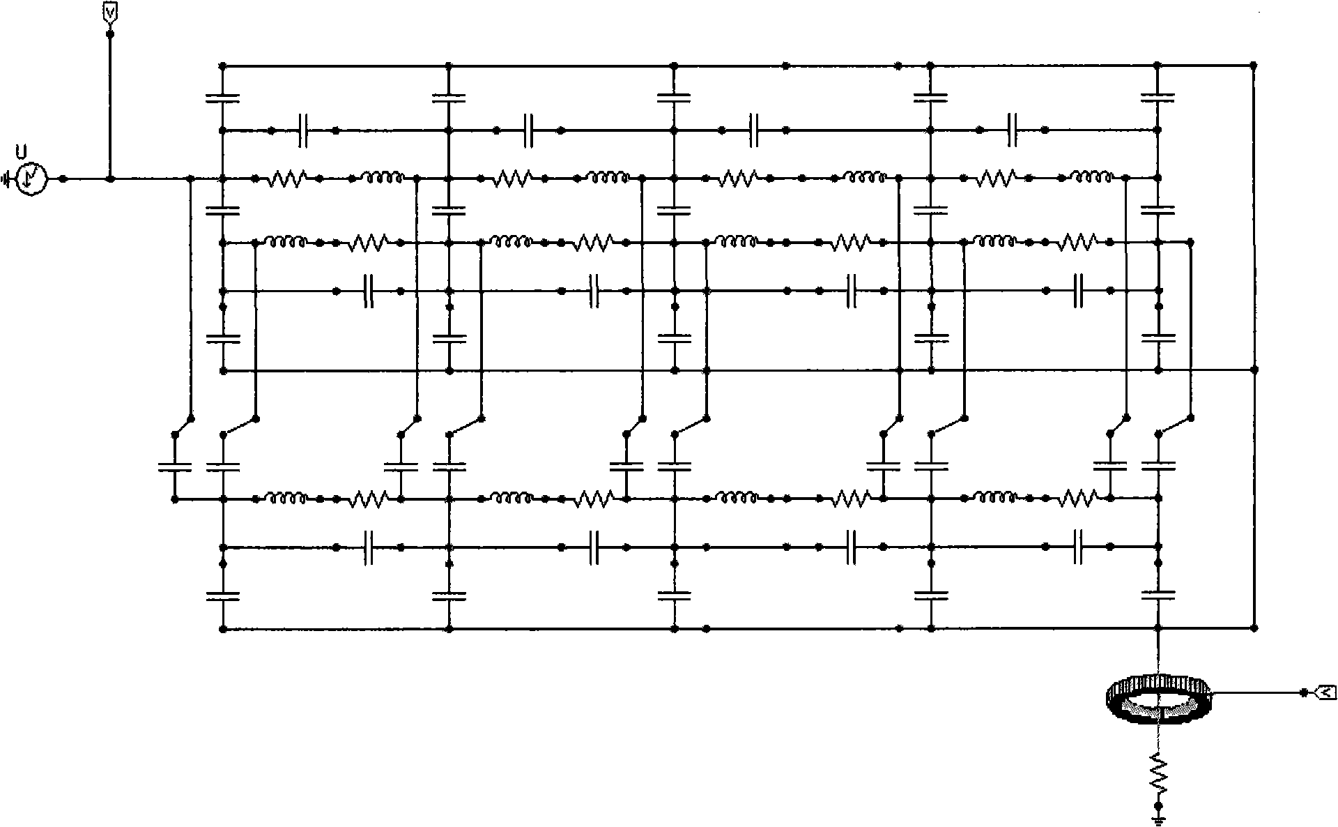 Method for detecting electric network fault transient travelling wave signal