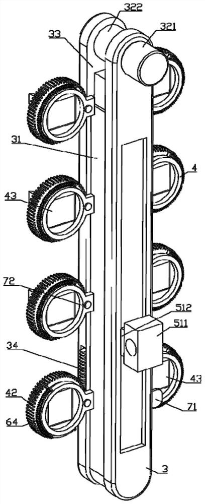 Bearing device for ophthalmic examination