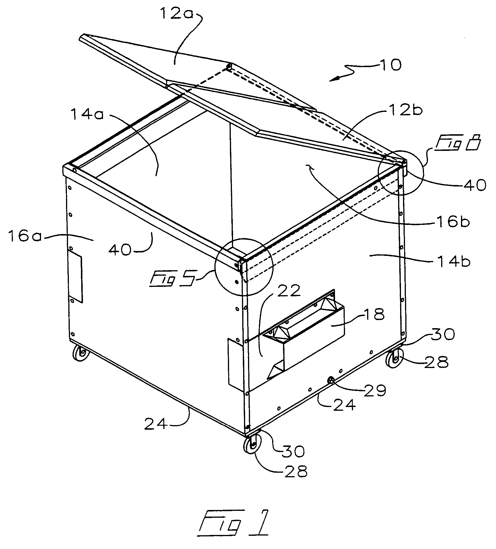 Modular refuse container