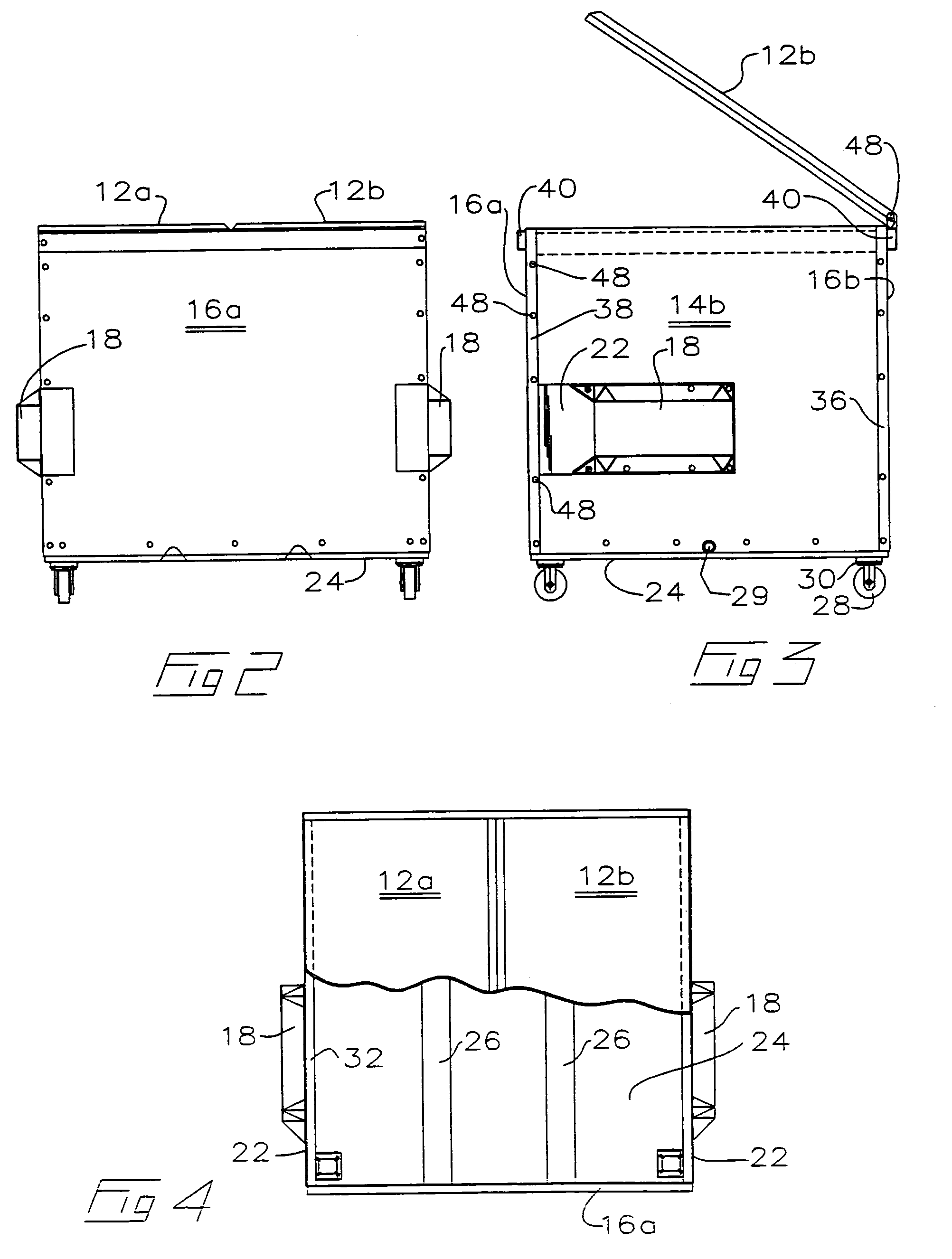 Modular refuse container