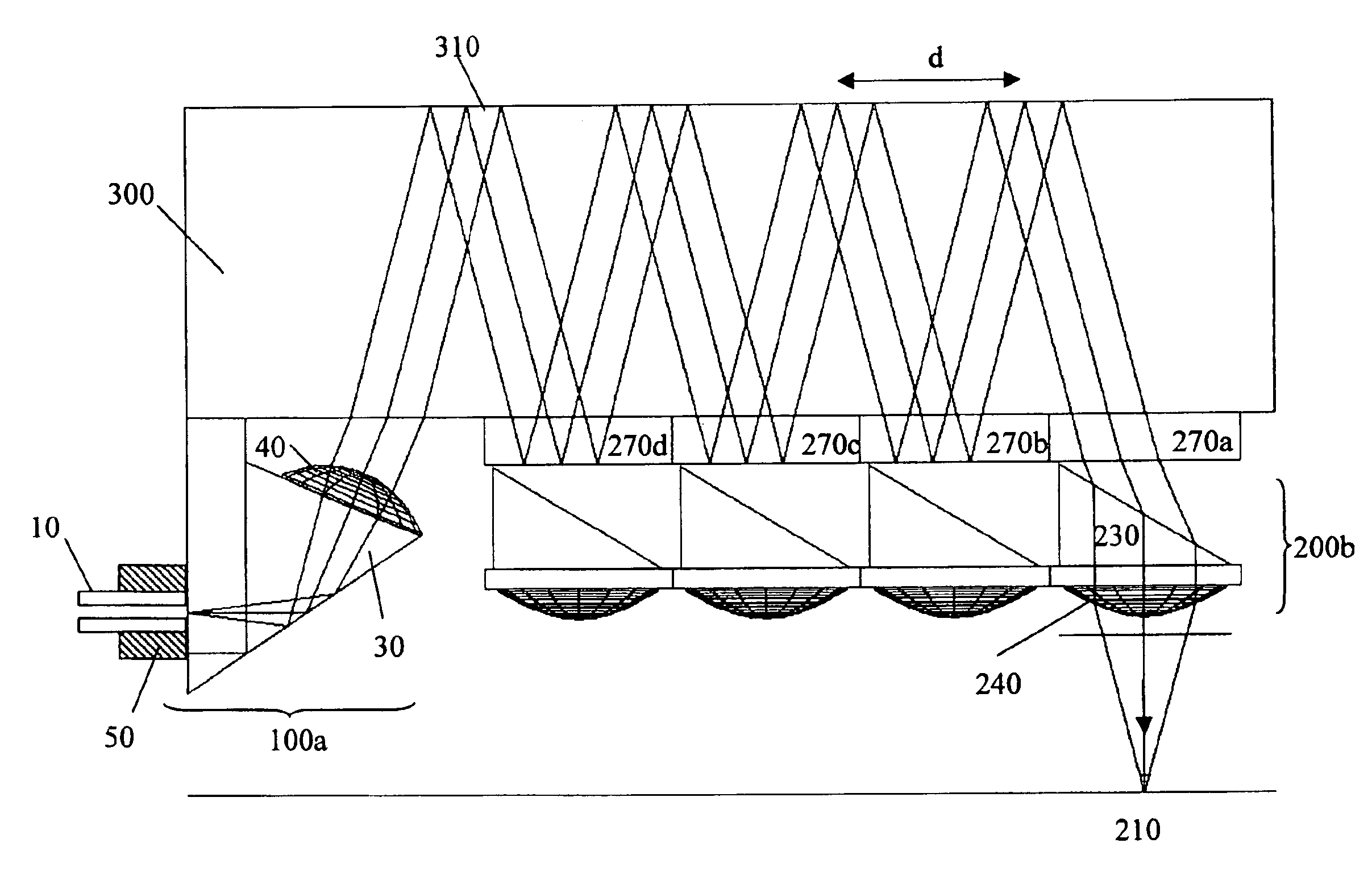 System and method for collimating and redirecting beams in a fiber optic system