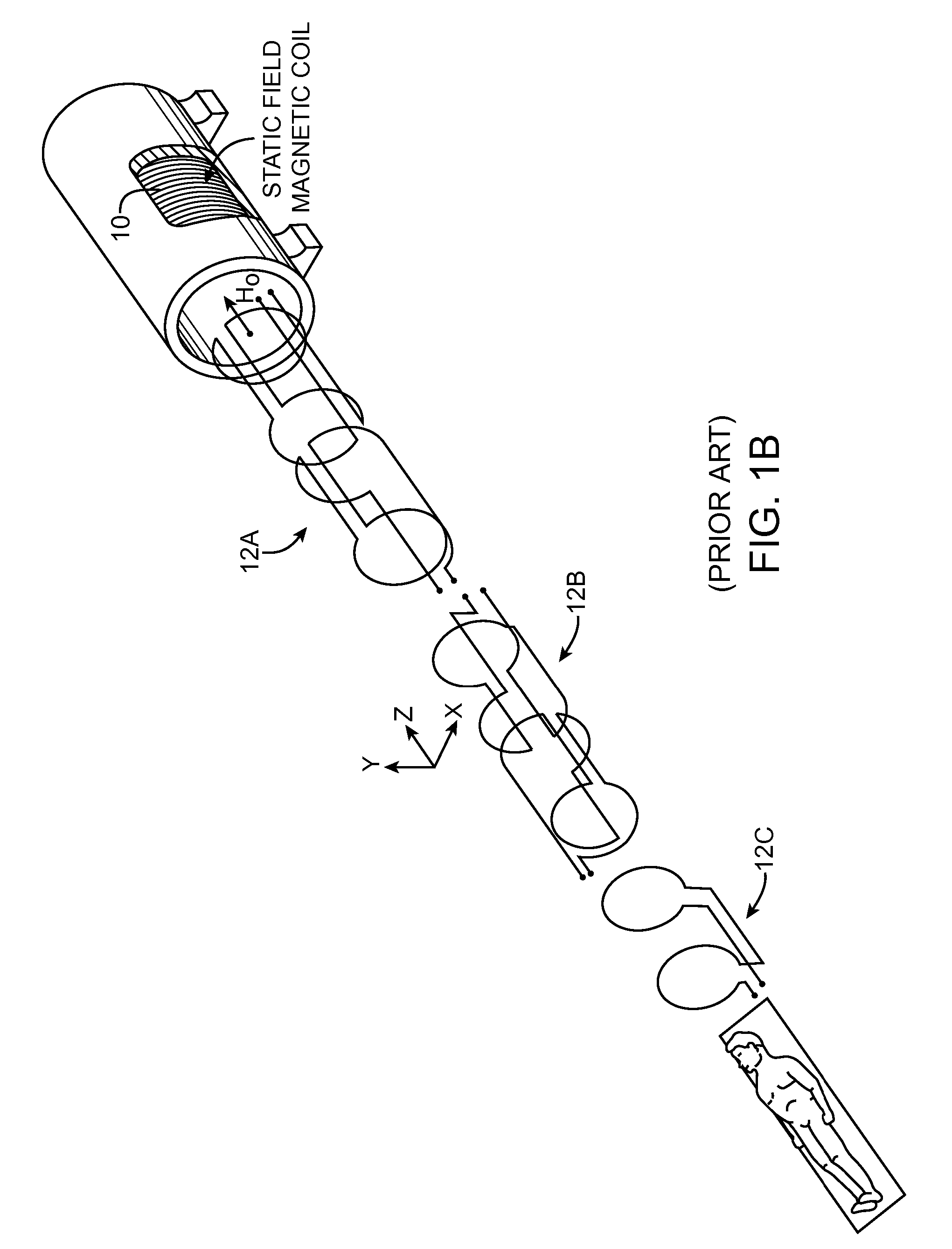 Sensor array for nuclear magnetic resonance imaging systems and method