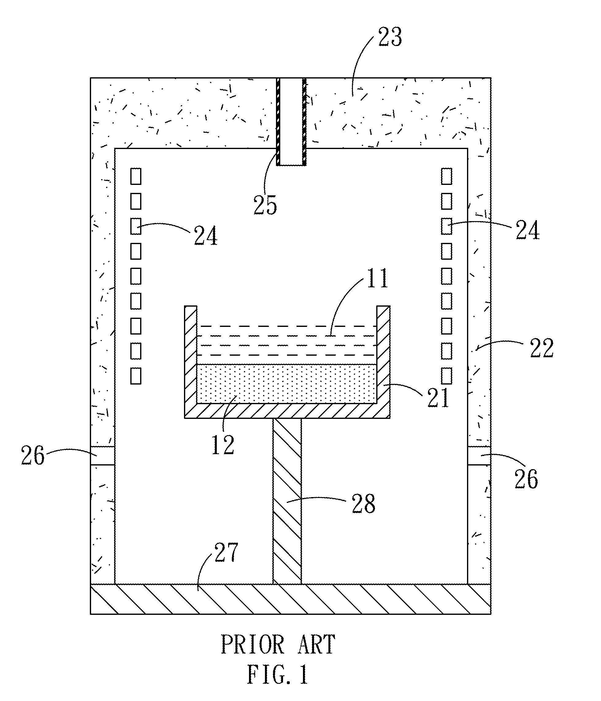 Gas flow guiding device for use in crystal-growing furnace