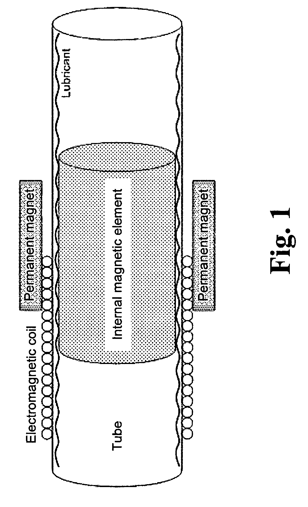 Magnetic suspension transducer