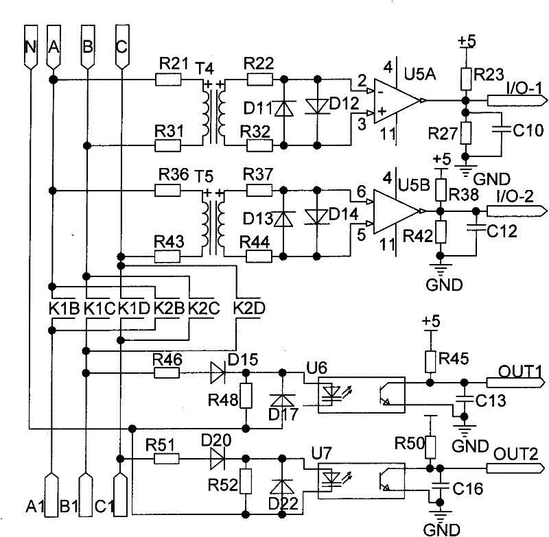 Automatic detection and regulation method and circuit for air conditioner