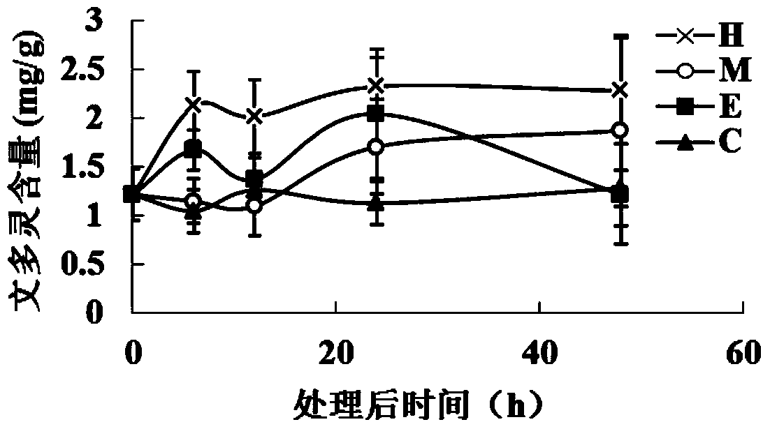 Method for disposing and improving alkaloid content in catharanthus roseus through plant growth regulators