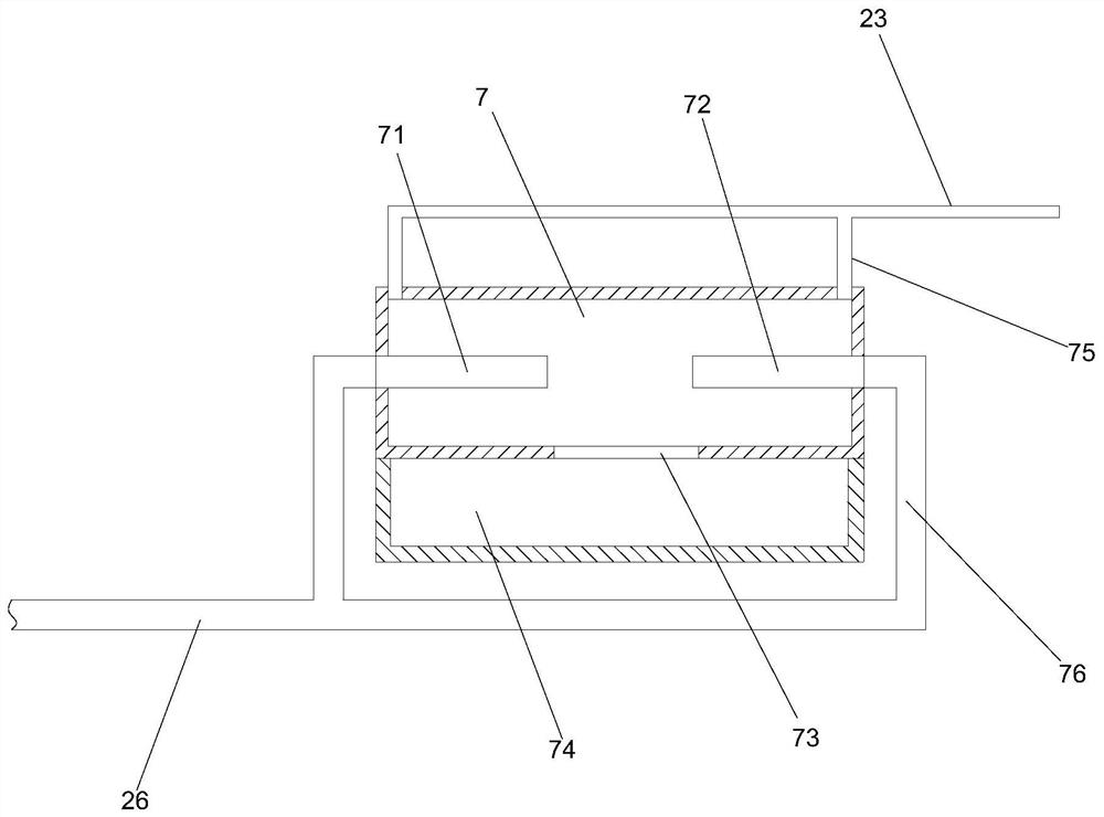 Waste gas treatment device for welding equipment