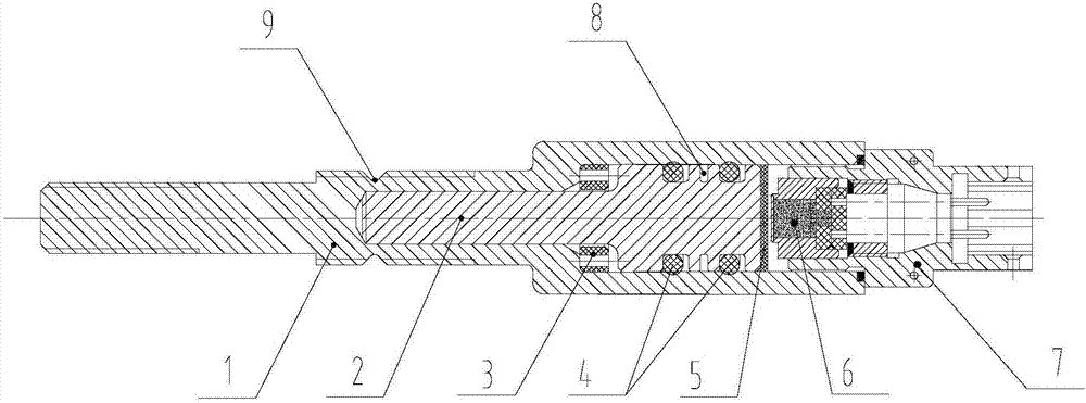 Strong seal explosion bolt device