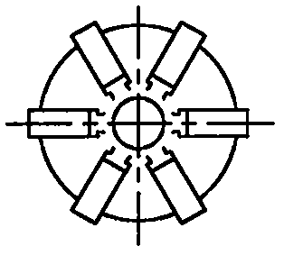 Integral extrusion forming method of light alloy shell body complex inner ring rib