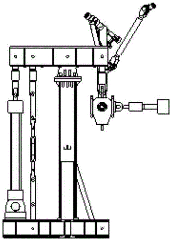 Aircraft static strength test loading device