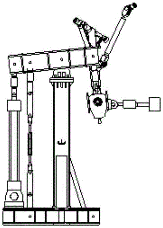 Aircraft static strength test loading device