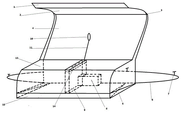 Multifunctional bench for parks