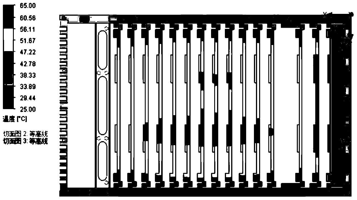 Air-cooling and water-cooling integrated reinforcing machine case