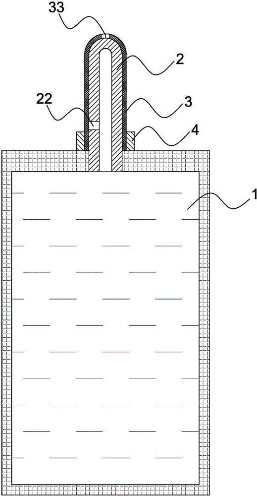 Self-closed type outlet device of liquid container