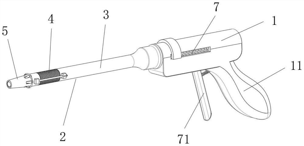 Intestinal polyploop ligature device with bendable top end