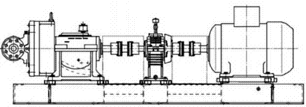 Gear speed increasing assembly type high speed rotating casing pump unit