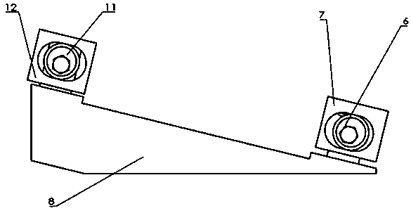 High-precision multi-dimensional spectrometer detector adjusting structure