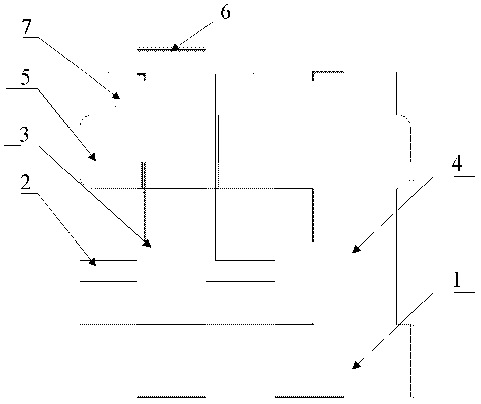 Sample observation surface flattening device for microscope and sample flattening method