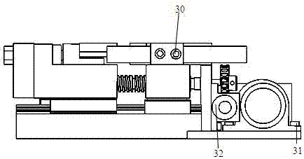 In-situ high-frequency fatigue material mechanical test platform under scanning electron microscope based on stretching/compressing mode