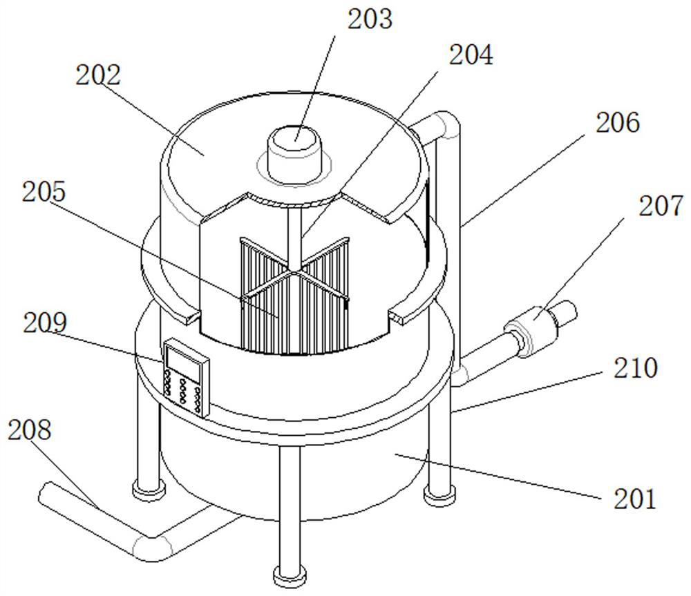 Dyeing and finishing device and method for processing one-way moisture-conducting knitted fabric