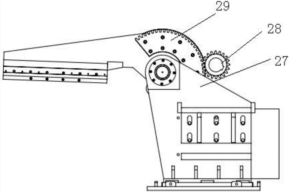 A kind of automatic door body foaming equipment and using method