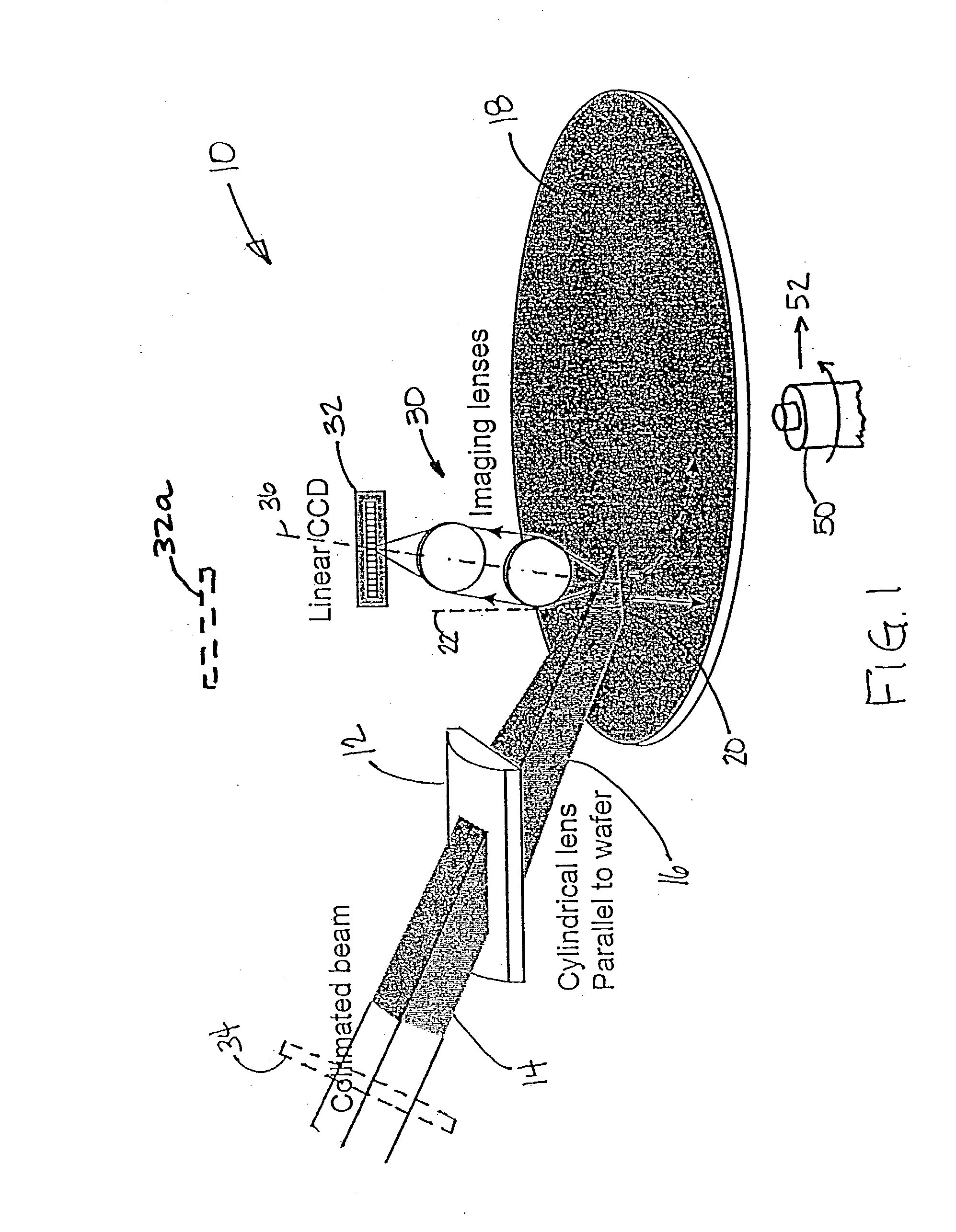 System for detecting anomalies and/or features of a surface