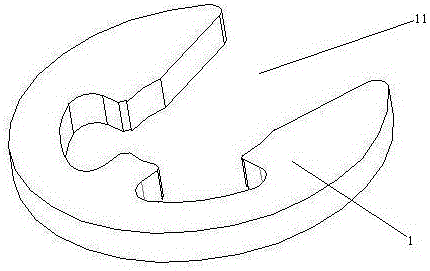 Snap spring mounting mechanism of universal motor snap spring assembling machine