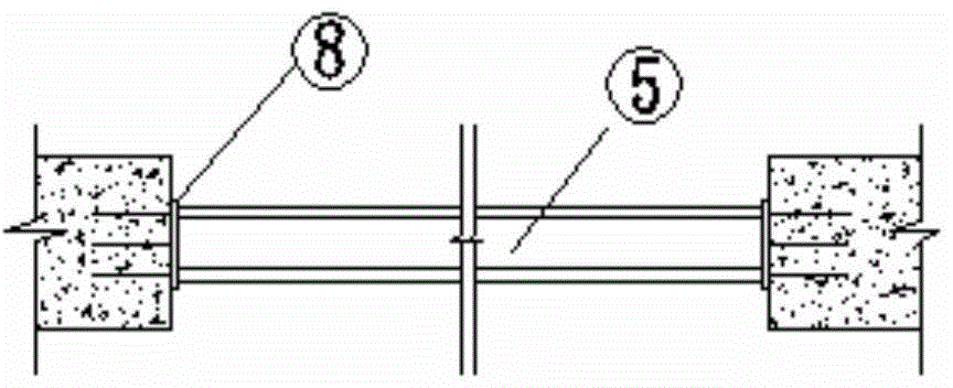 Super large super deep basement ground pit construction method