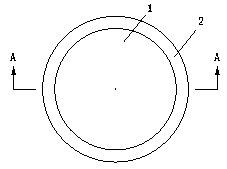 Blast hole inner multi-point energy-gathered micro perforation type blasting method and installation structure thereof