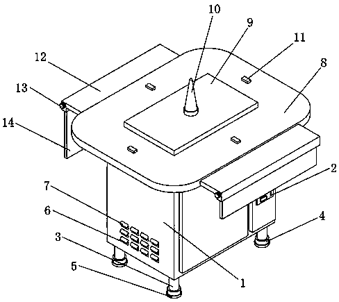 Automatic vending machine capable of resisting water and thunder