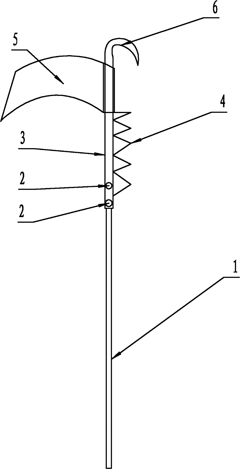 A tool for breaking off buds