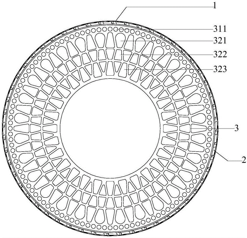 Inflation-free tire