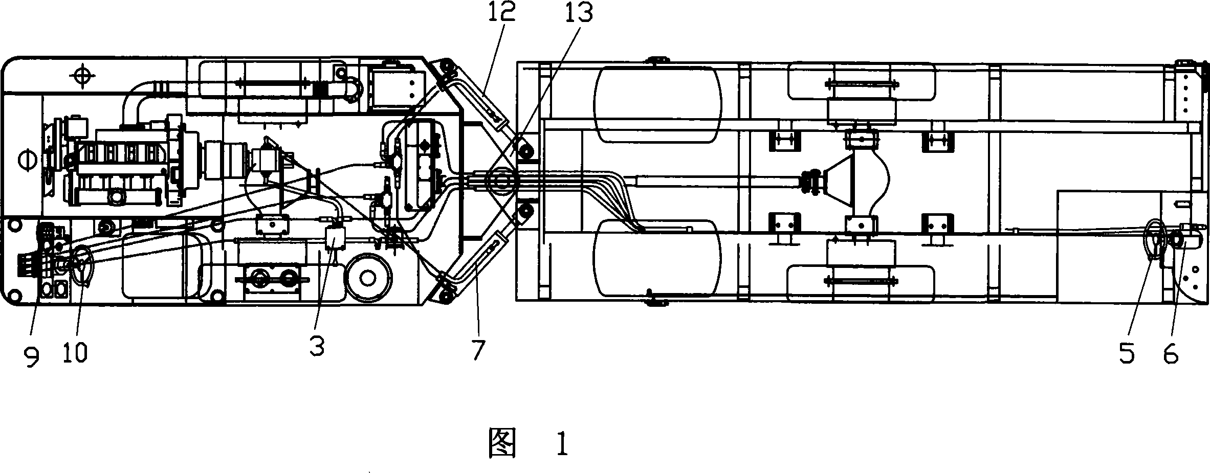 Bidirectional steering vehicle turning hydraulic system