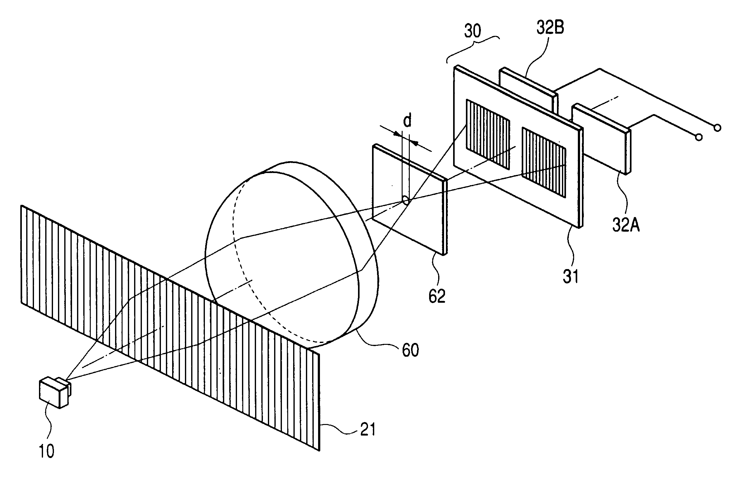 Optical configuration for imaging-type optical encoders