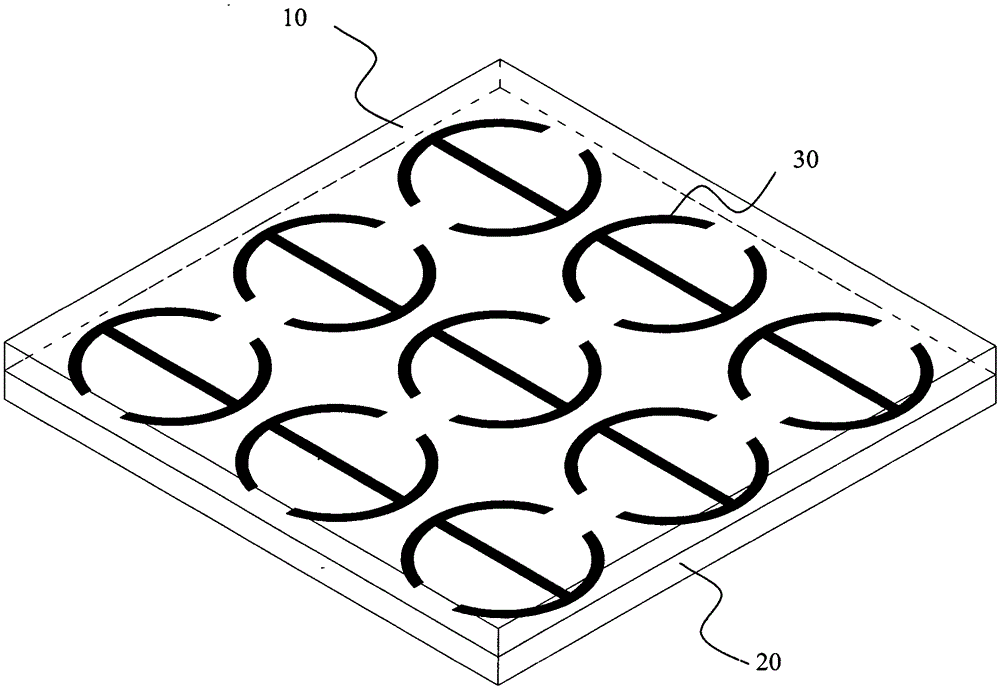 Broadband wave-transparent material and its radome and antenna system