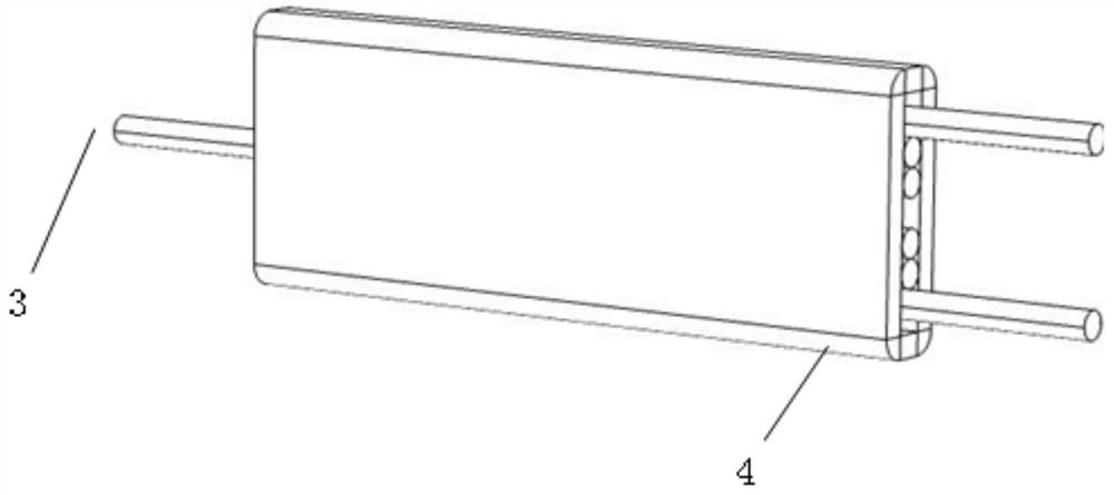 Induction electricity taking device of non-closed magnetic core