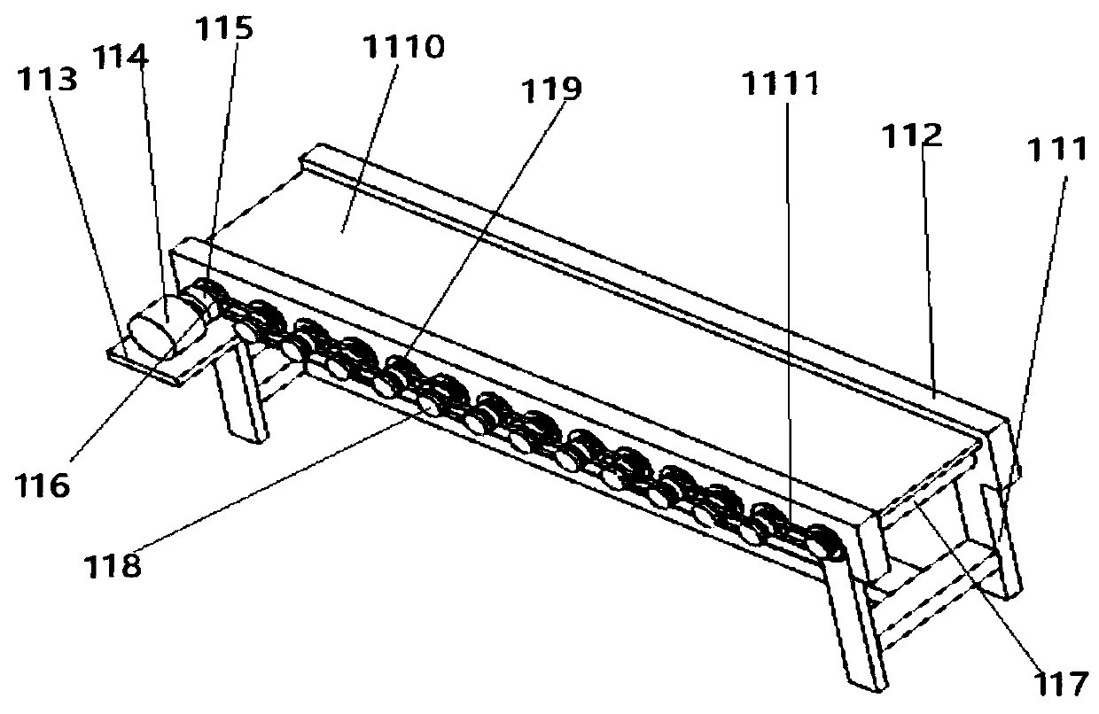 Automatic complicated-shaped three-section type sand box mold forming device